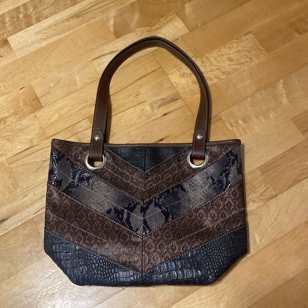 Relic brand collection animal print design purse